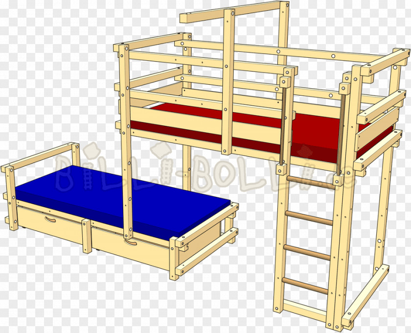 Bed Frame Bunk Cots Nursery PNG