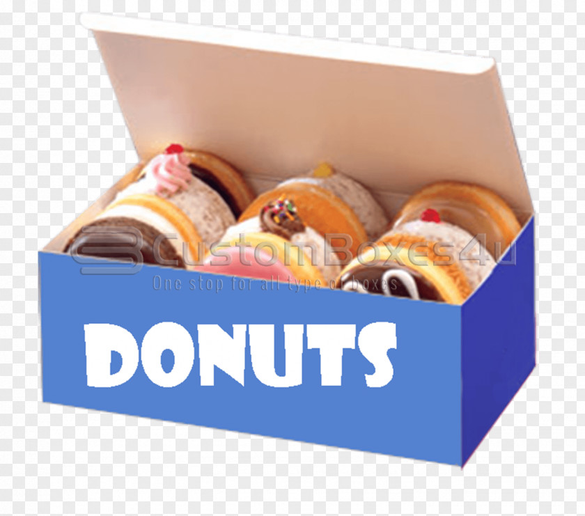 Box Donuts Bakery Printing Food Packaging PNG