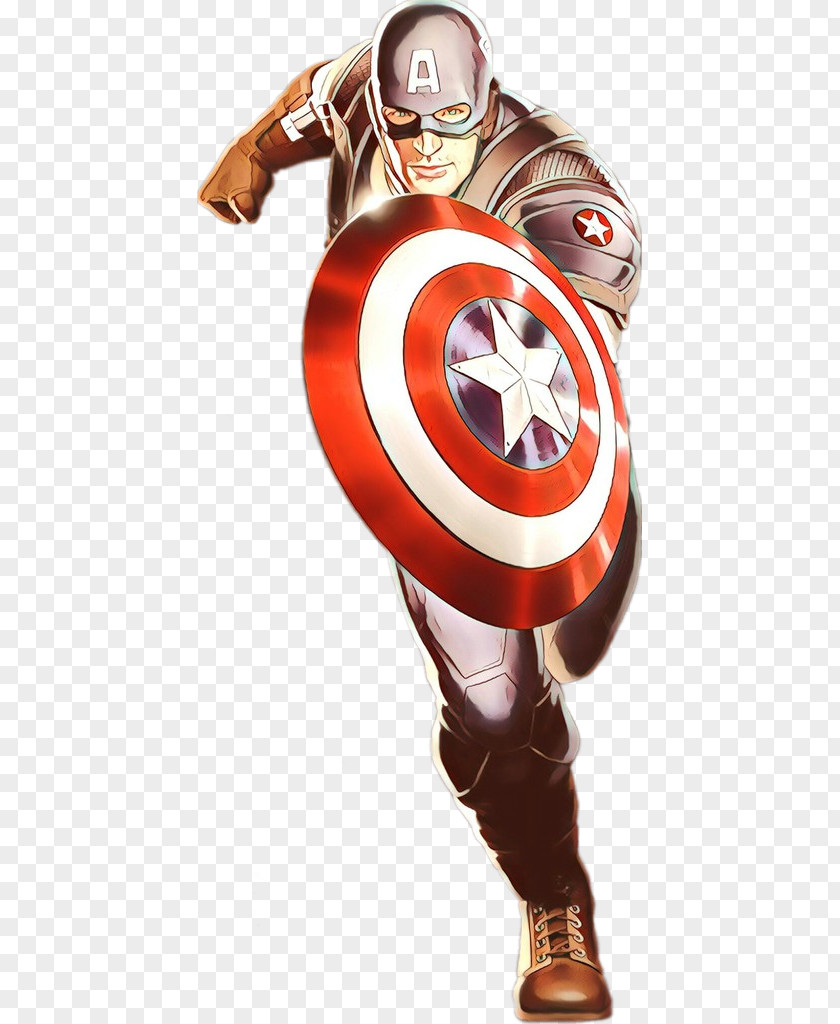 Captain America: The First Avenger Protective Gear In Sports Maroon PNG