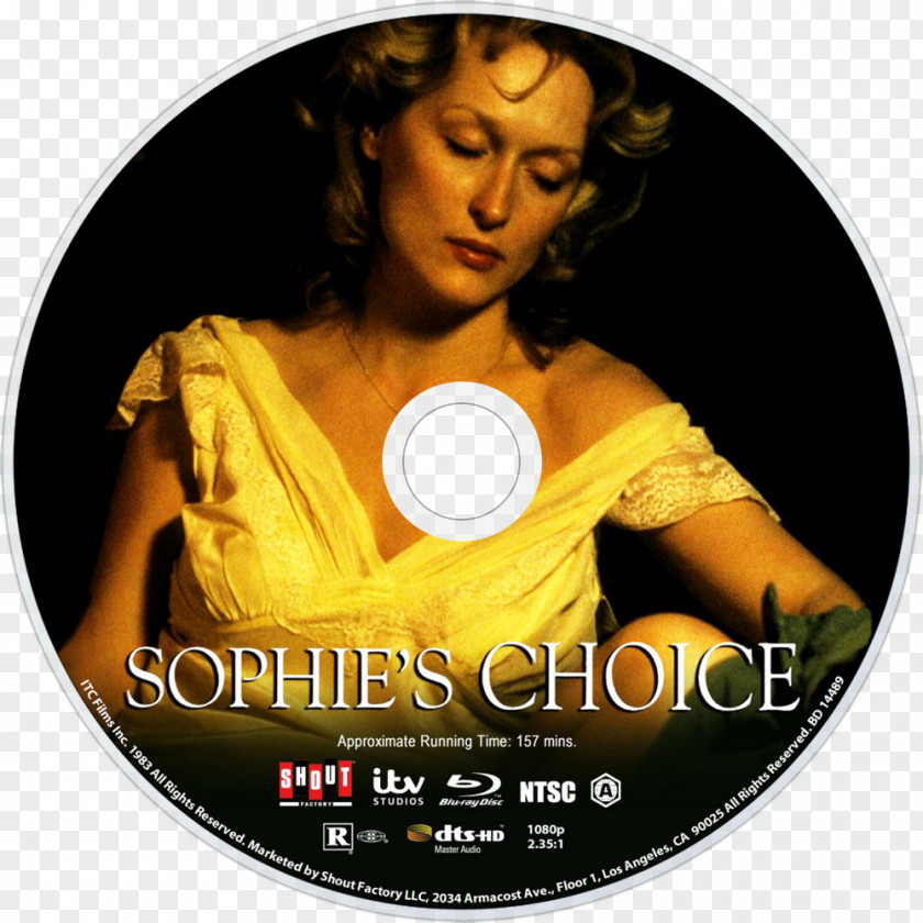 Dvd Meryl Streep Sophie's Choice Hollywood DVD Actor PNG