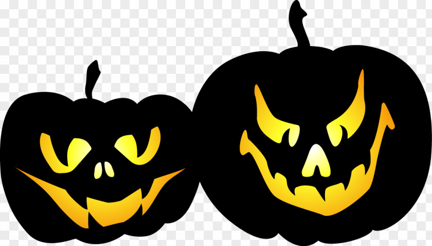 Halloween Pumpkin Vector Material Calabaza Jack-o-lantern Yellow Character Clip Art PNG