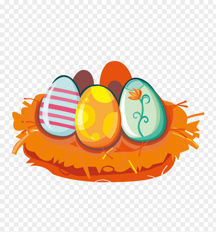 Hand Painted Eggs Easter Egg Clip Art PNG