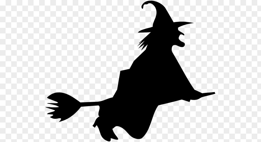 Legno Bianco Silhouette Befana Witchcraft Clip Art PNG