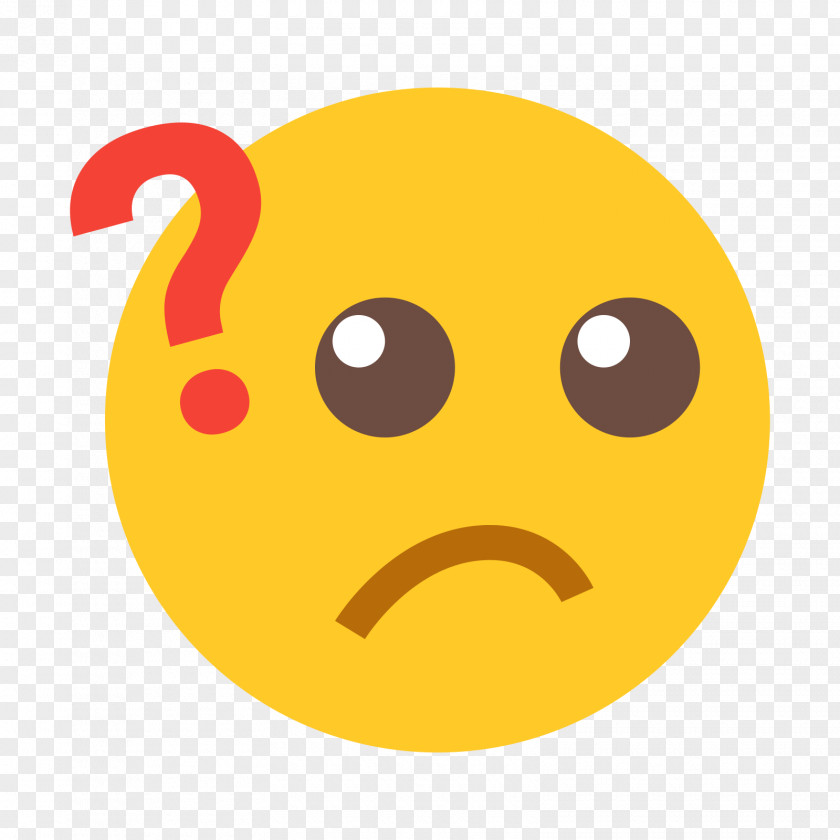 Question Marks Emoji Emoticon Smiley Icon PNG