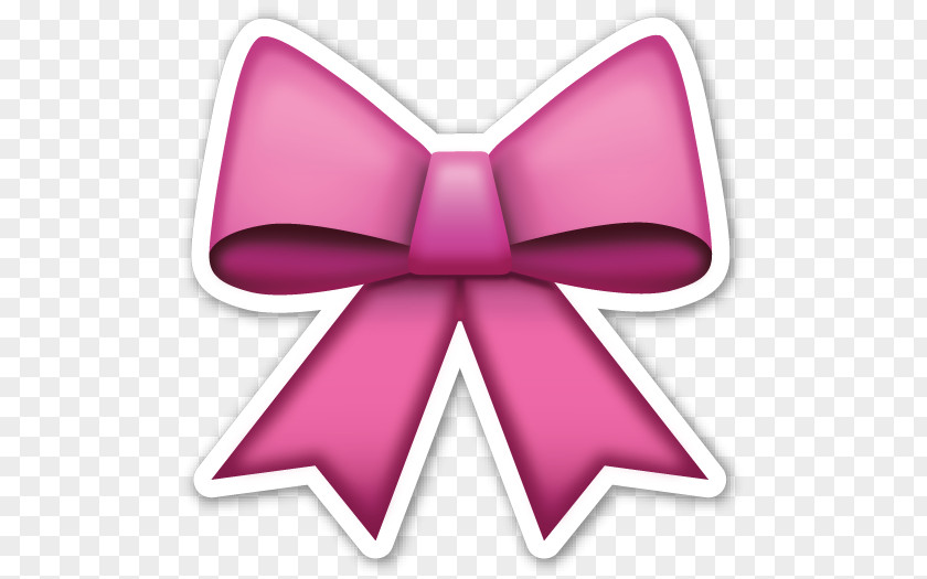 Ribbon Cutting IPhone Emoji Bow And Arrow Sticker PNG