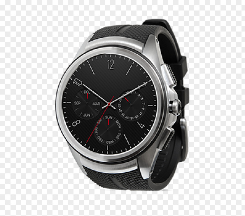 Android LG G Watch R Urbane Smartwatch Wear OS PNG