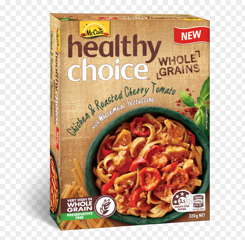 Chicken Bucatini Tandoori Whole Grain Healthy Choice PNG