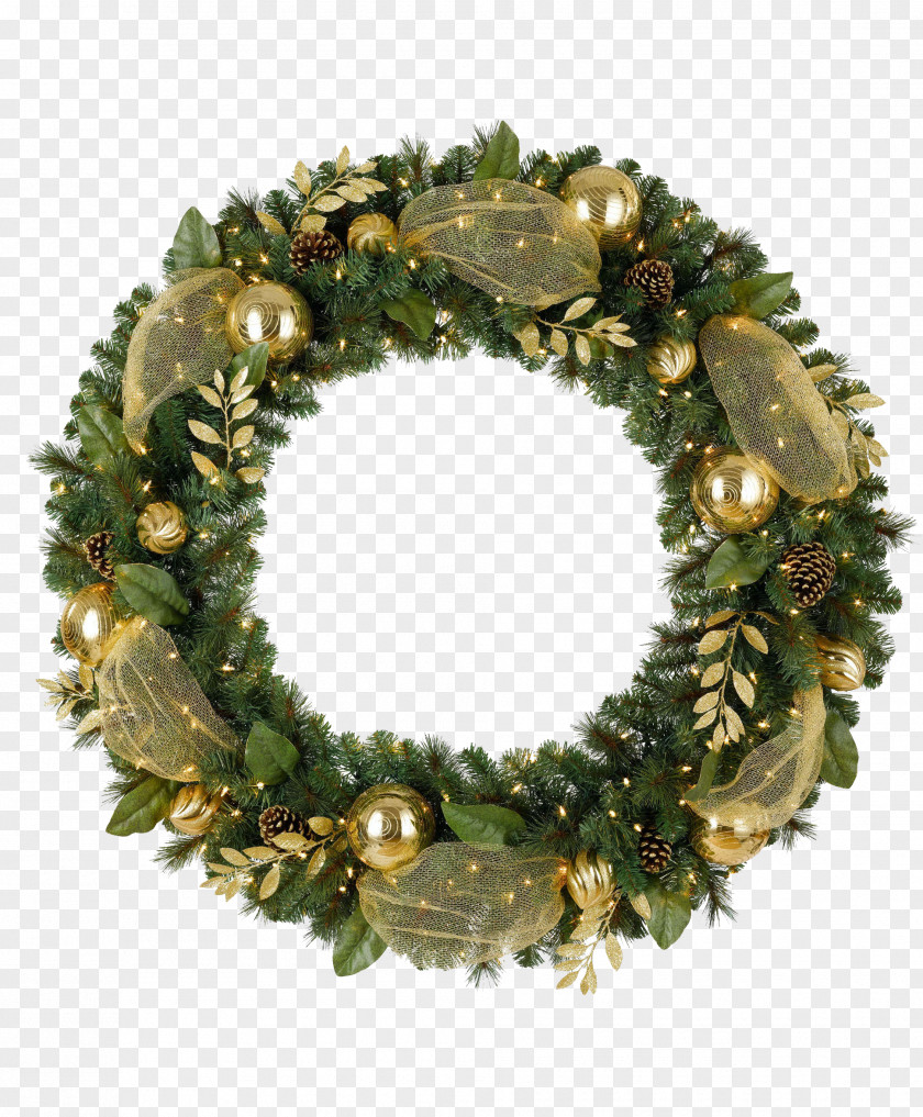 Christmas Wreath HD Artificial Tree Santa Claus PNG