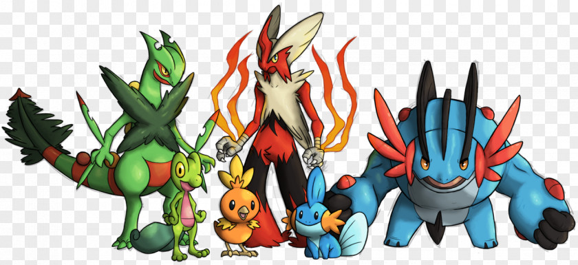 Pokemon Sceptile Blaziken Swampert Pokémon Hoenn PNG