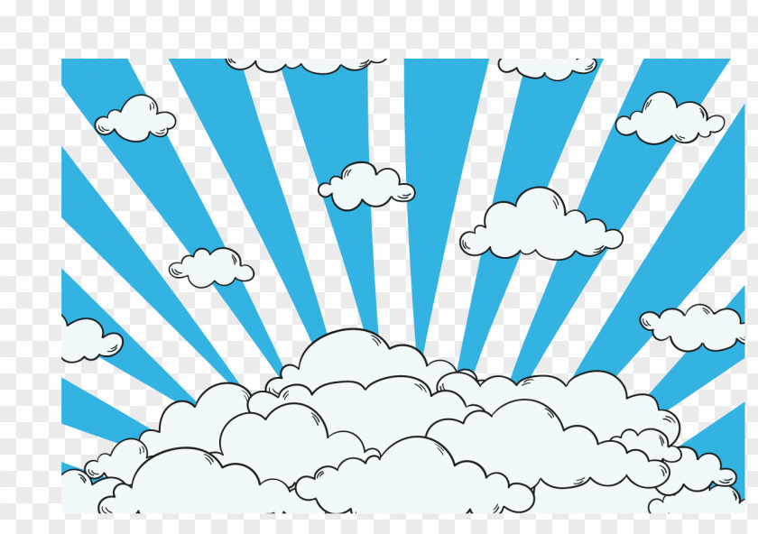 Ray Background Blue Sky PNG