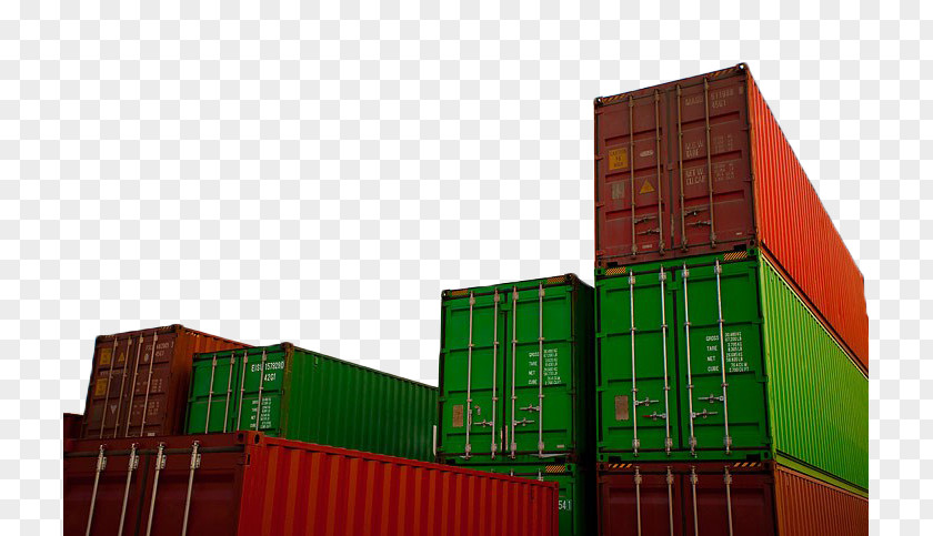 Container Intermodal Shipping Cargo Transport PNG