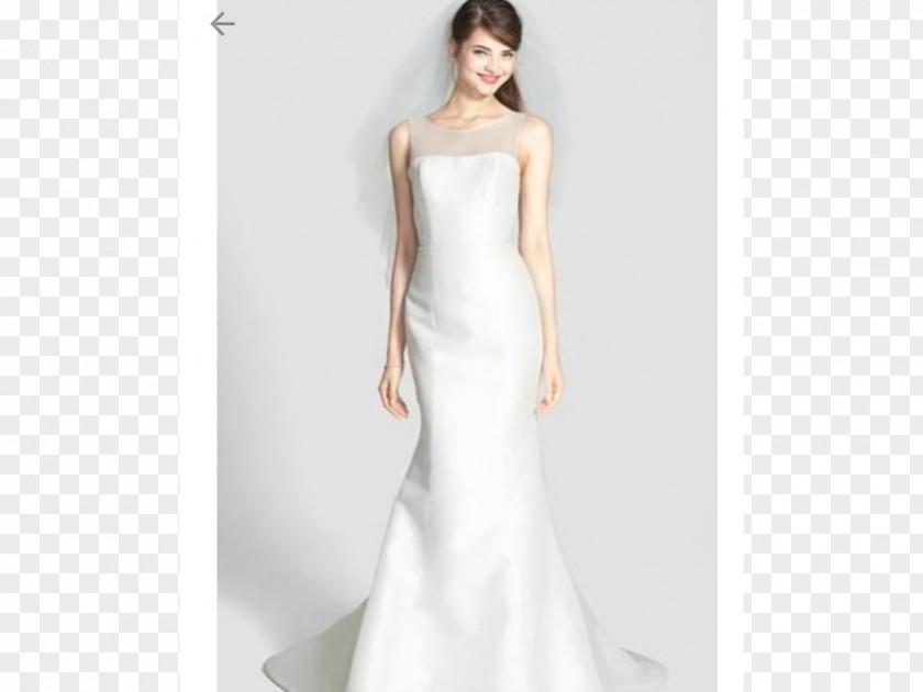 Dress Wedding Sheath Satin PNG