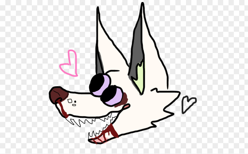Look Alive Canidae Line Art Dog Clip PNG