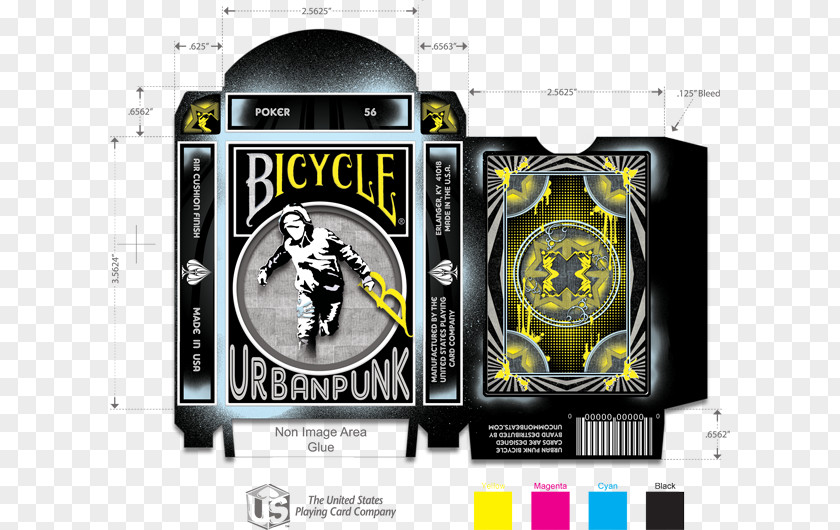 Design Bicycle Playing Cards Game Punk Rock PNG