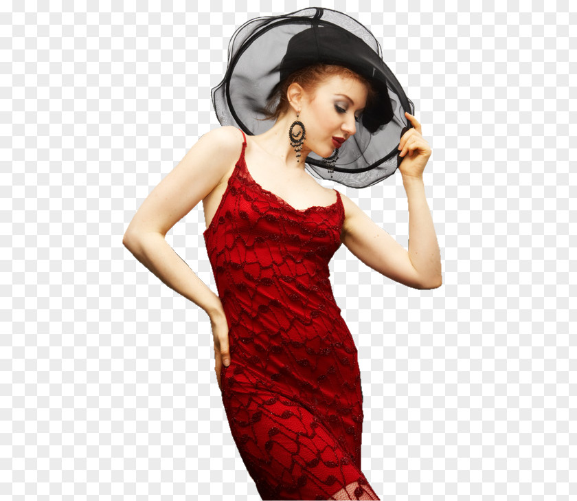 Hat Woman With A Painting PNG
