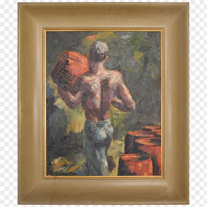Mid Modern Art Painting Still Life Picture Frames PNG