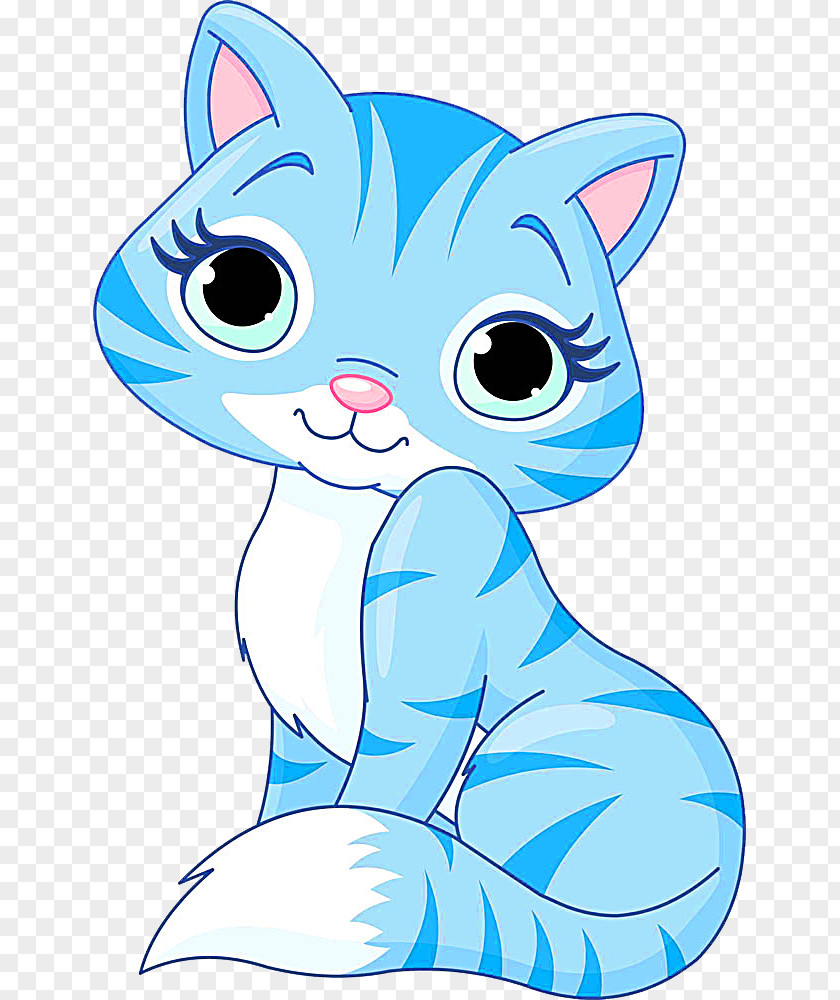 Cartoon Kitten Cat Cuteness Clip Art PNG