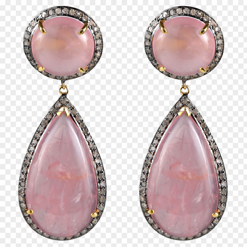 Elegant And Noble Earring Gemstone Jewellery PNG