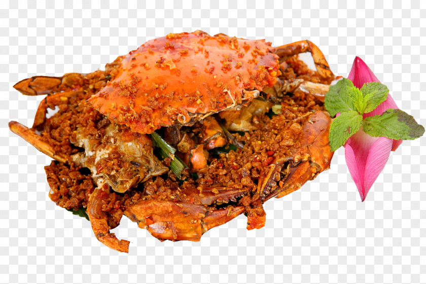 Ginger Spiced Fried Crab Cantonese Cuisine Beef Chow Fun Chinese U907fu98a8u5858u7092u87f9 PNG