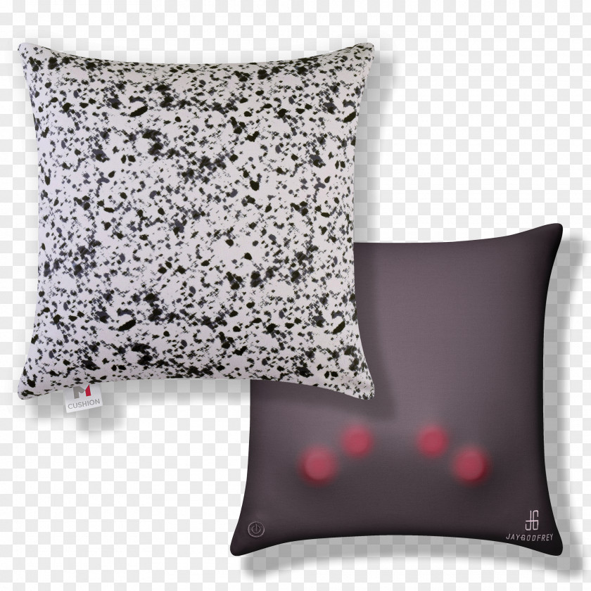 Grey Marble Cushion Throw Pillows Memory Foam PNG