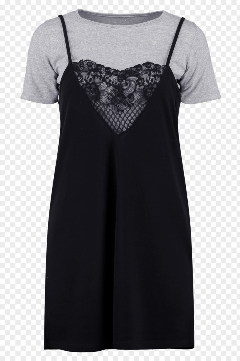 Ruffle Mesh Skirt Little Black Dress T-shirt LITEX šaty Dámské S Křidélkovým Rukávem. 90304901 černá M Sleeve Shoulder PNG