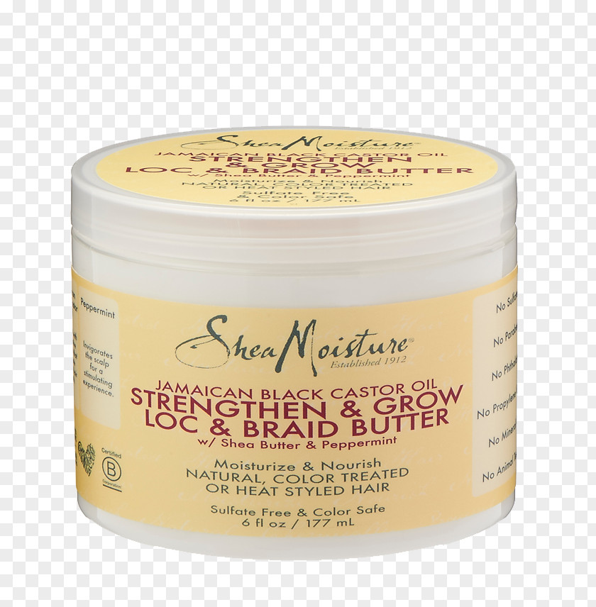 Butter Shea Moisture Jamaican Black Castor Oil Strengthen & Grow Loc Braid Shampoo SheaMoisture Strengthen, Restore Leave-In Conditioner PNG