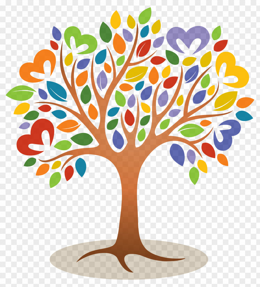 Cartoon Tree Heart Logo Clip Art PNG