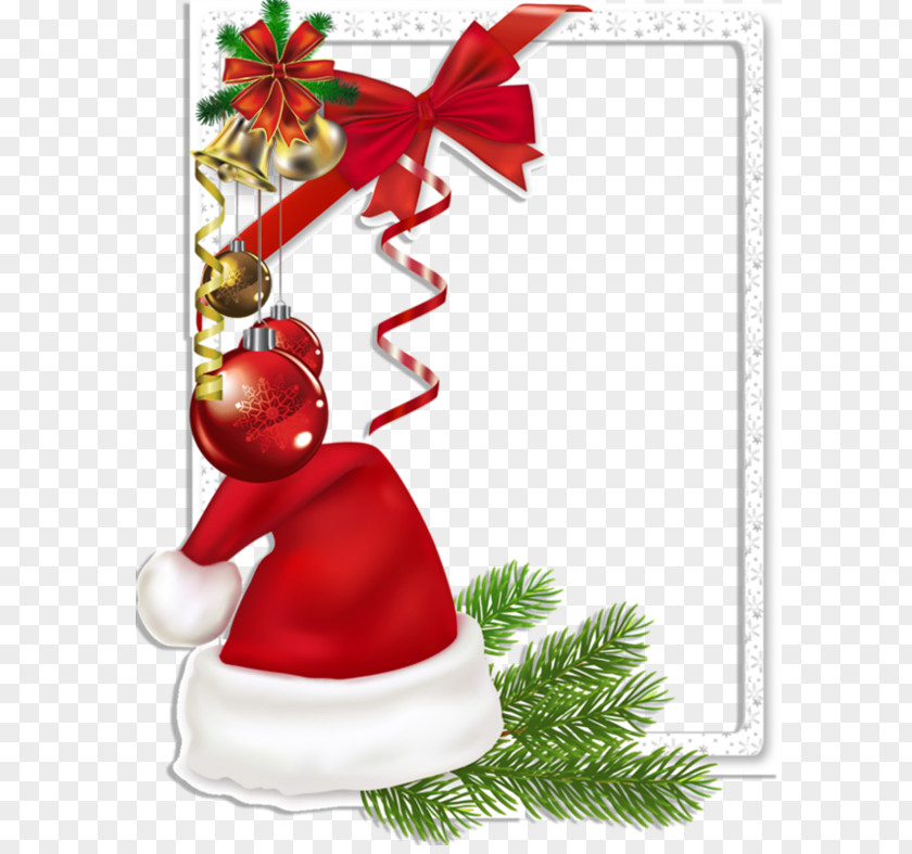 Christmas Hats Border Santa Claus Clip Art PNG