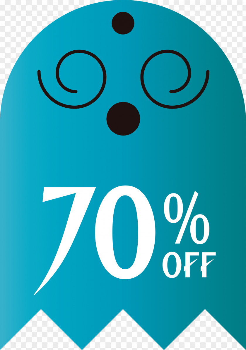 Halloween Discount Sales 70% Off PNG