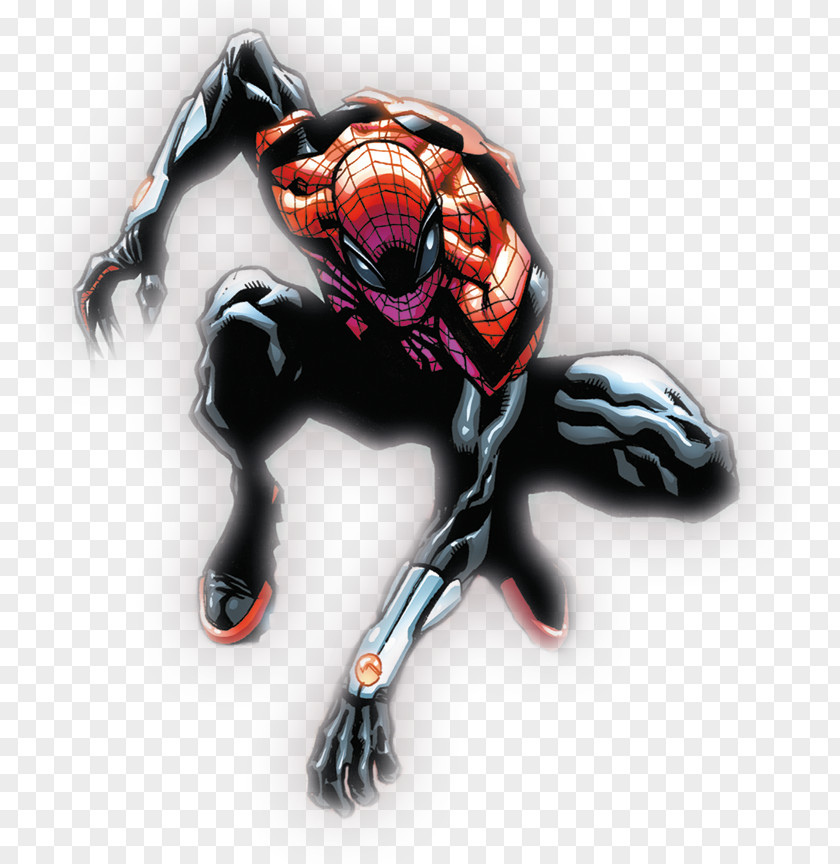 Superior Spiderman Teamup Protective Gear In Sports Character Action & Toy Figures PNG