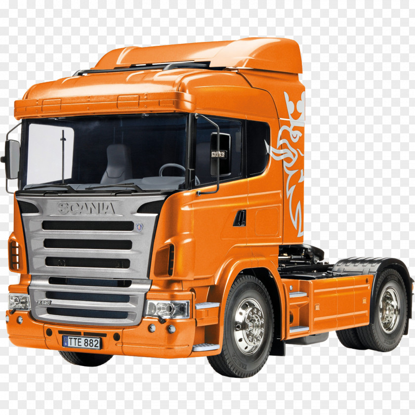 Truck Mercedes-Benz Scania AB Radio-controlled Model Tamiya Corporation Tractor Unit PNG