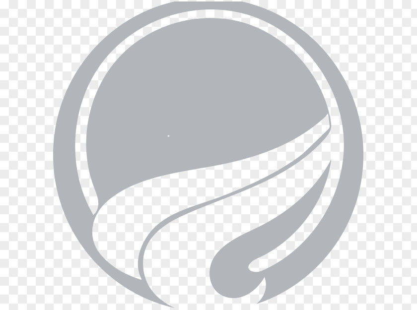 Circle Brand Logo White PNG