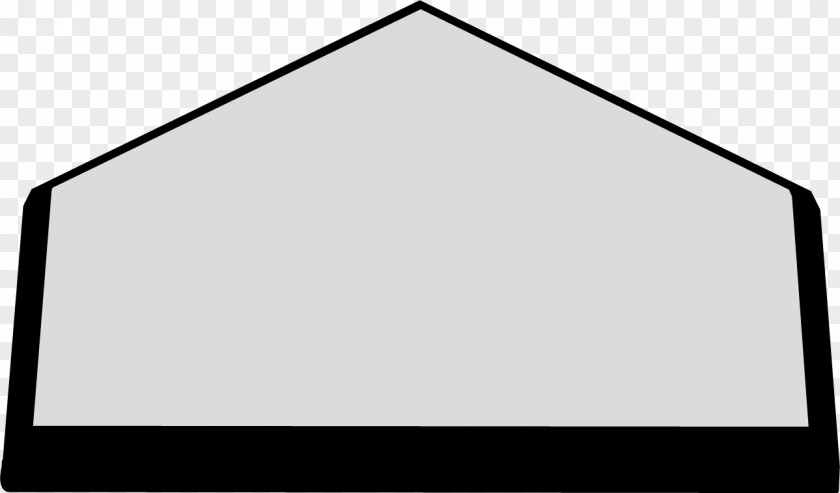 Home Plate Cliparts Black Area Triangle Pattern PNG