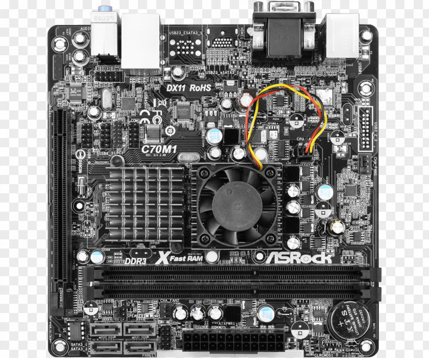 Computer Motherboard Gigabyte Technology Mini-ITX Advanced Micro Devices Printed Circuit Board PNG