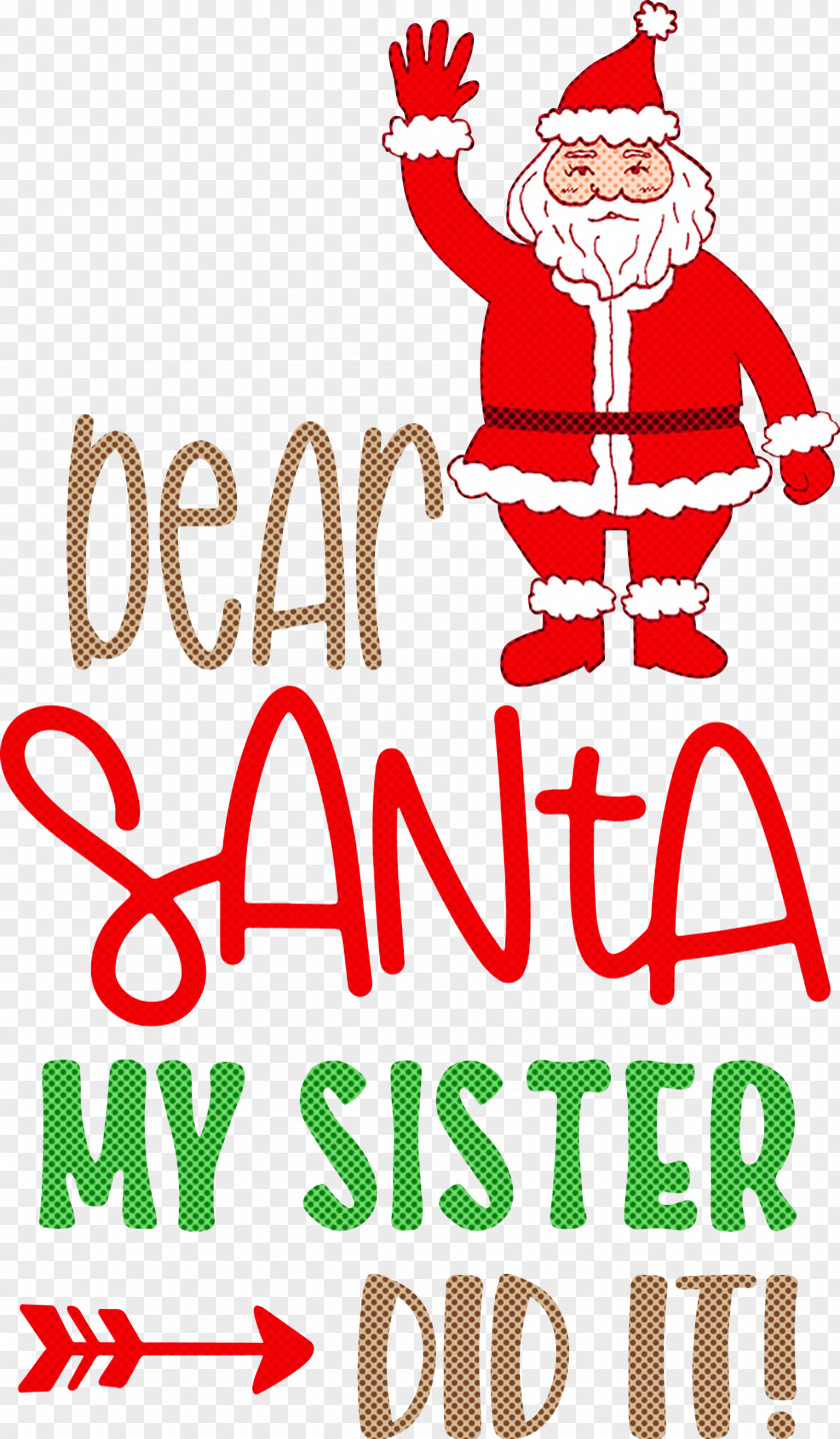 Dear Santa Christmas PNG