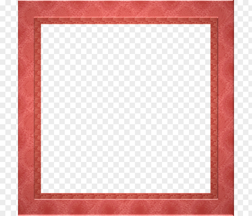 Red Border Frame Pic Square Chessboard Area Picture Pattern PNG