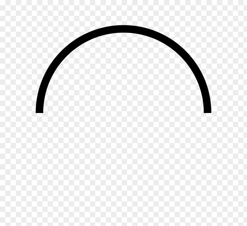 Semi-circular Arc Semicircle Geometry Line PNG