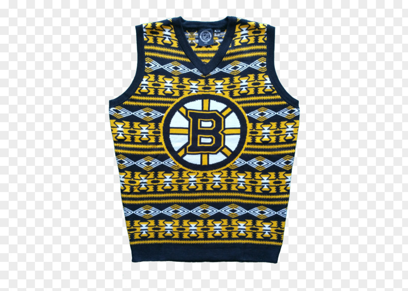 Sweater Vest Boston Bruins National Hockey League T-shirt Hoodie PNG