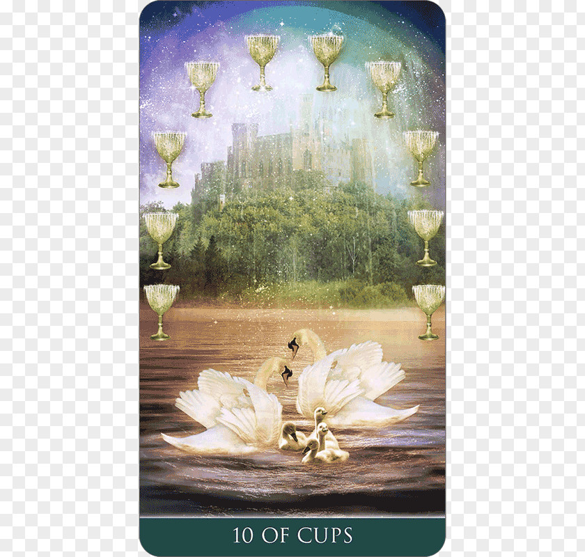 Thelema Tarot Ten Of Cups Suit Queen Playing Card PNG