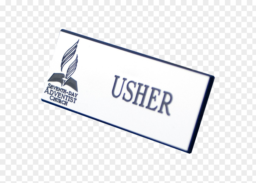 Usher Logo Brand Name Tag Customer PNG