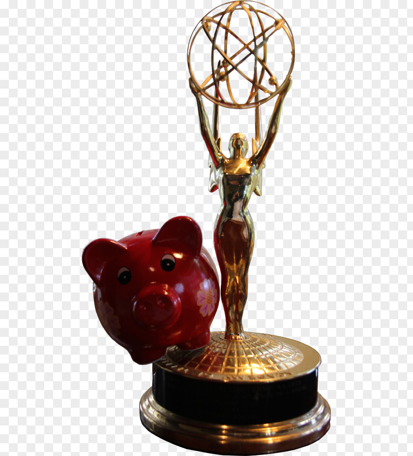 Emmy Award Trophy Figurine PNG
