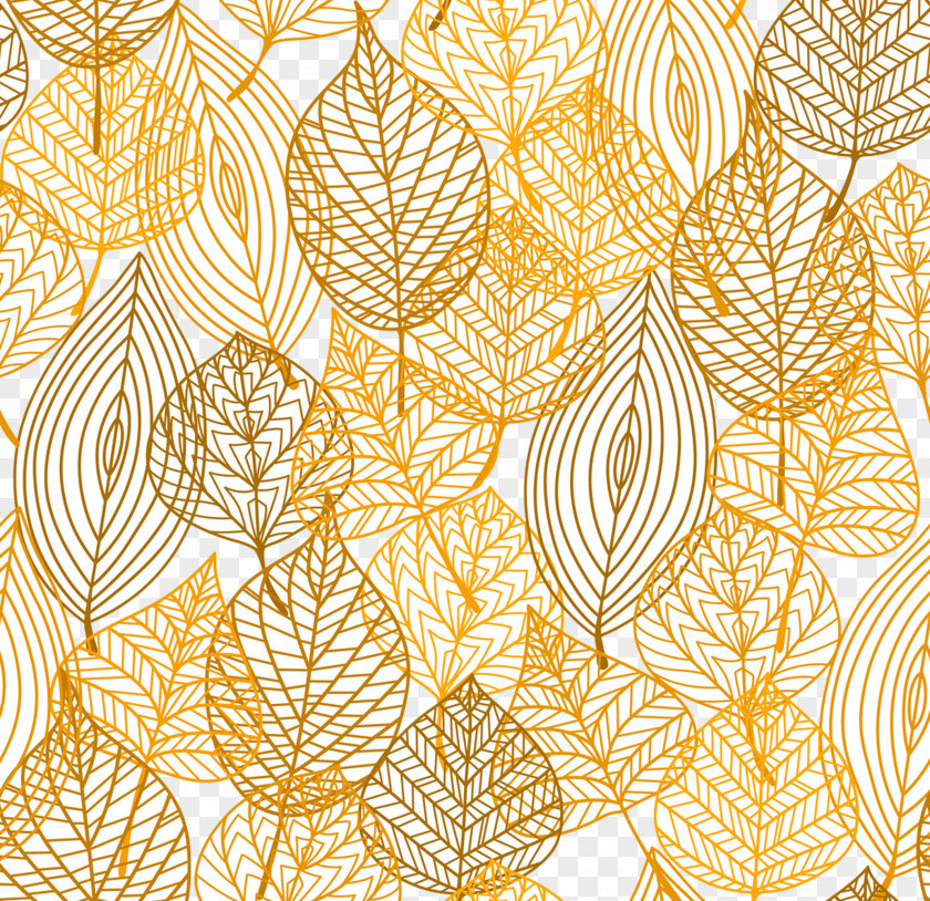 Leaf Texture Autumn Wallpaper PNG