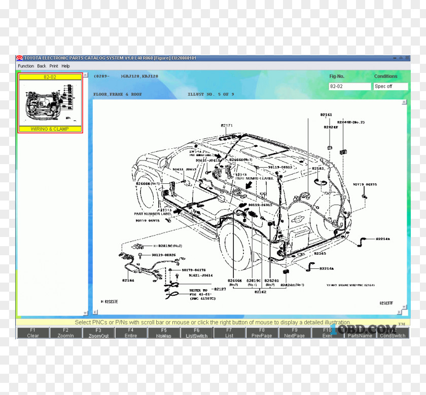 Toyota Car Parts Book Diagram Lexus PNG