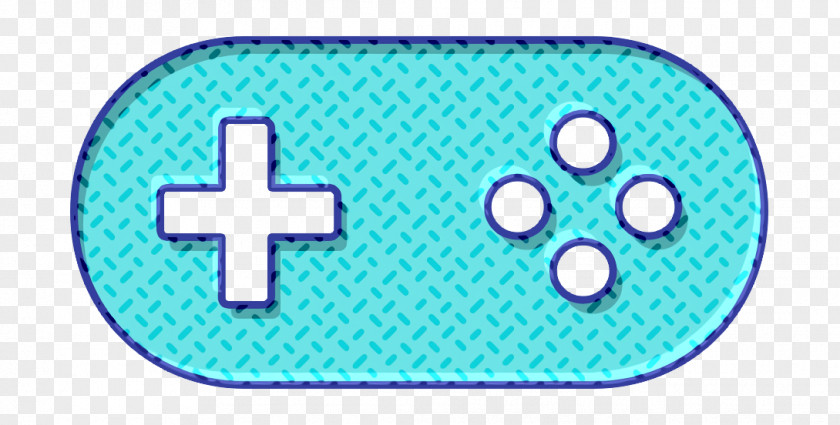 Turquoise Aqua A Icon Controller Game PNG