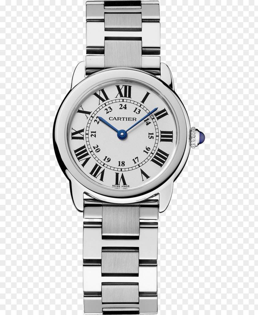 Cartier Watch Ronde Solo Tank Strap PNG