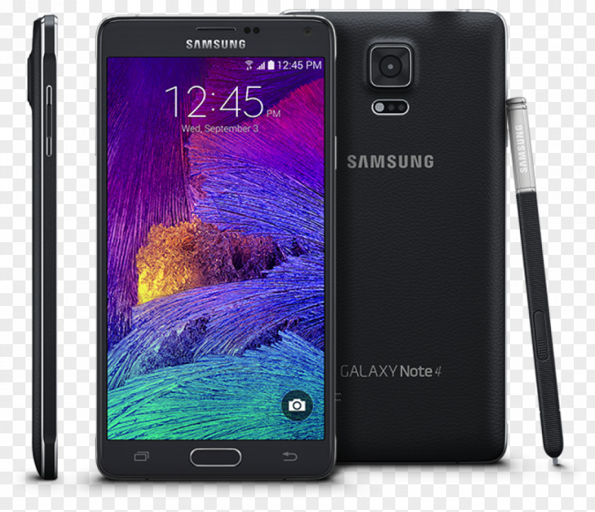 Dual-Sim16 GBBlackUnlockedGSM Smartphone AndroidSamsung Samsung Galaxy Note 4 PNG