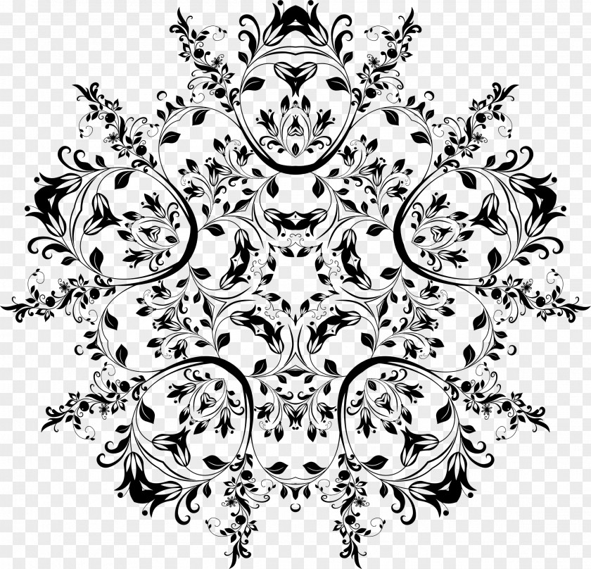 Floral Design Flower Black And White Clip Art PNG