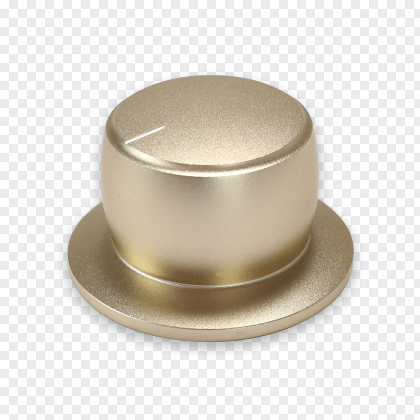 Gold Aluminium-34 Control Knob Brass PNG