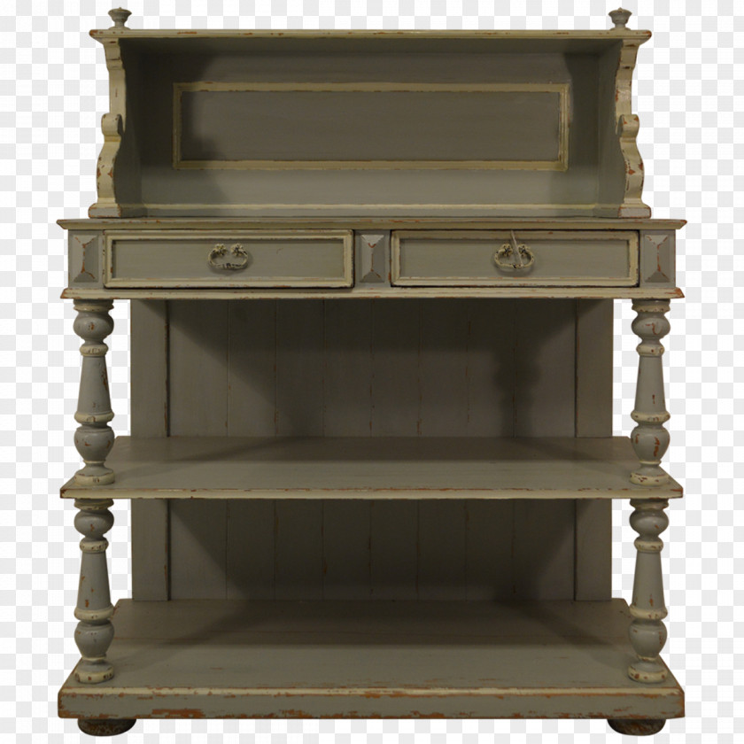 Hand Painted Desk Shelf Fireplace Antique Drawer PNG