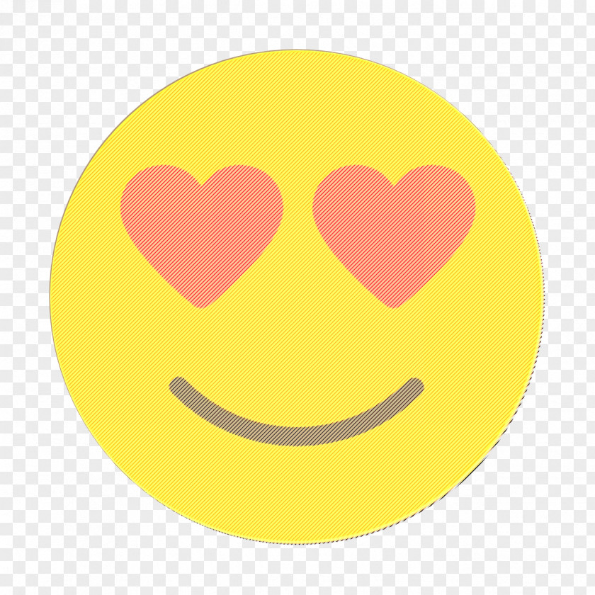 Pink Cartoon Emoji Icon In Love Emoticons PNG